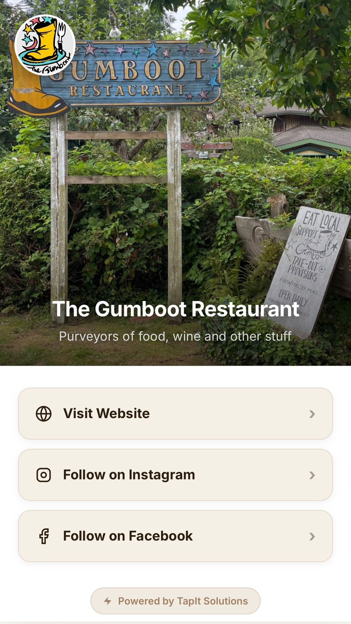 TapIt customer branded action page preview
